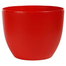 Macetero de plastico 30 cm plata