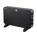 Convector Electrico 2000 W Conveccion Hmp 2000 Negro