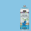 Pintura Esmalte Base Agua Spray 0.4 l Mate celeste
