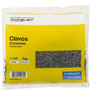 Clavo Corriente 1 1/4 Pulg Bolsa 1Kg