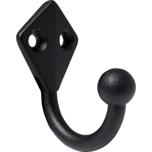Gancho Para Percha Sencillo Zinc Negro