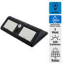 Aplique Exterior Con Sensor 1 W Ip 54 100 Lm Luz Fria