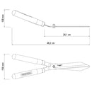 Tijeron Para Jardin De Acero Cafe