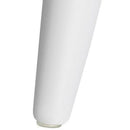 Pata madera conica 150 mm blanca..