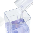 Dispensador De Jabon Transparente/Blanco