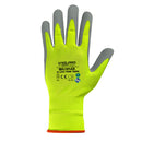 Guante De Latex M Amarillo Fluor