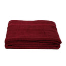 Set De Toallas Mano/Cuerpo 360 Gr Algodon 70X140 Cm Rojo