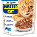 Alimento humedo trocitos jugosos para gatos, sabor atun 85g