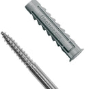 Tarugo sx5 +tornillo escuadra 5 unidades