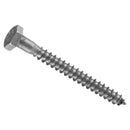 Tornillo Tirafondo Madera 2-1/2 Pulg 1/4 Pulg 10 Unidad(Es)