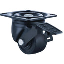 Rueda giratoria plastica con freno 300kg