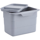 Basurero Para Puertas 6.56 Litros Plastico Gris