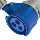 Enchufe industrial hembra volante IP67, 16A, 220V, 2P+T
