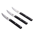 Set Cuchillos Sierra/Carne 3 Unidades Acero inoxidable