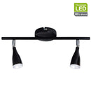 Barra Led Novo 2 Luces Plastico Negro