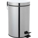Set 2 Basureros De Metal 7 L Gris