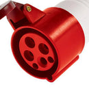 Enchufe industrial hembra volante IP44, 16A, 380V, 3P+T