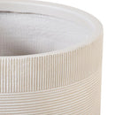 Macetero Fibra Line Sand 24X24