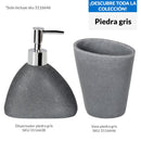 Vaso Para Bano Gris
