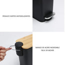 Papelero 5 Litros Plastico Negro