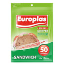 Bolsas Hermeticas Sandwich 50 Unidades Transparentes