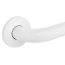 Barra de seguridad curva para bano 40 cm blanco