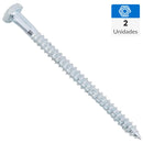 Tornillo Tirafondo Madera 3-1/2 1/4 2 unidad(es)..