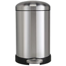 Papelero 20 Litros Metal Gris/Negro