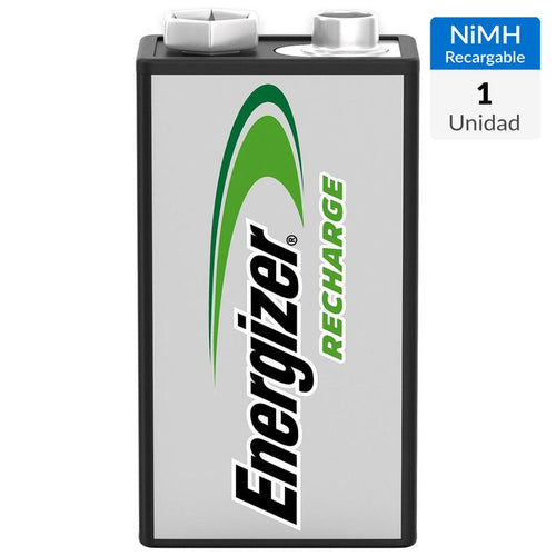Pila Recargable 9V Energizer.