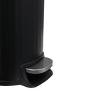 Papelero 8 Litros Plastico Negro Mate