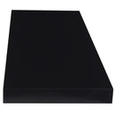 Repisa Melamina 1 Nivel(Es) 60X25X3.8 Cm Negro