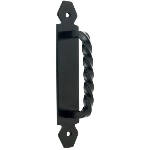 Manilla con placa negro 7"