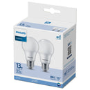 Pack 2 Ampolletas Led Ecohome 13 W E27 1150 lm Luz Fria
