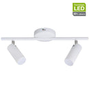 Barra Led Lanark 2 Luces Plastico Blanco