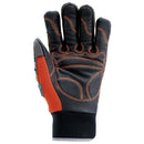 Guantes de Poliester L Naranjo fluor