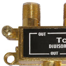Splitter Coaxial 4 Salidas Para Tv