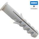 Tarugo de nylon con tope M10 8 unidades