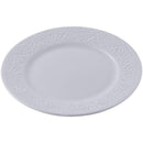 Juego de Loza 16 Piezas Porcelana Textura Blanco