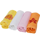 Set 4 Toallas Infantil 380 Gr Algodon 27X24 Cm Colores
