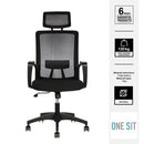 Silla Escritorio Happy Con Cabecero