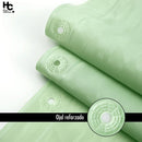 Forro Cortina Bano Verde con Argollas 178x180cm con Iman