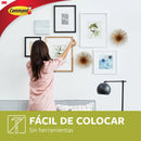 Colgador Para Cuadros Con Tiras Estabilizadoras Plata