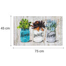 Limpiapies Sweet Home 45X75 Cm Caucho Reciclado Multicolor