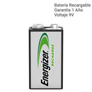Pila Recargable 9V Energizer.