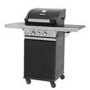 Parrilla A Gas Pro 2 Quemadores + Quemador Lateral