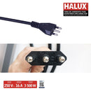 Alargador 6 Toma(S) 2 M Negro; Plateado