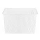 Canasto Ratan 35X24X47 Cm 35 L Blanco