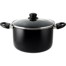 Olla de Aluminio 24 cm 6,3 Lts Negro