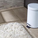Basurero 3 Litros Metal Blanco