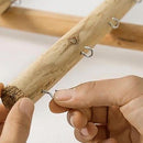 Cancamo abierto rosca madera N3 x 44 niquelado 4unid